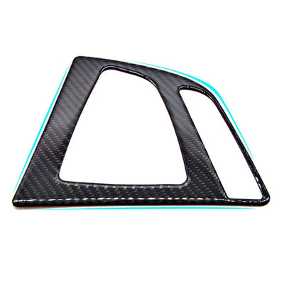 BOOMBLOCK Car Covers Interior Decorative Real Carbon Fiber Stickers For BMW F30 F35 3Series GT 320i Accessories