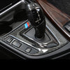 Carbon Fiber Gear Shift Panel Decorative Frame For BMW 3 and 4 Series 3GT F30 F31 F32 F34