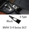 Carbon Fiber Gear Shift Panel Decorative Frame For BMW 3 and 4 Series 3GT F30 F31 F32 F34