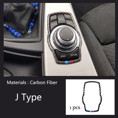 Carbon Fiber Gear Shift Panel Decorative Frame For BMW 3 and 4 Series 3GT F30 F31 F32 F34