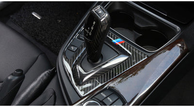 Carbon Fiber Gear Shift Panel Decorative Frame For BMW 3 and 4 Series 3GT F30 F31 F32 F34