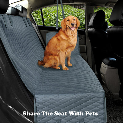 Dog Car Seat Cover  Waterproof Pet Carrier With Zipper And Pockets