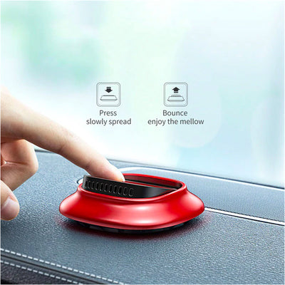 Car Air Freshener, Auto Aroma Diffuser Aromatherapy Solid Air Outlet Dashboard Perfume Holder